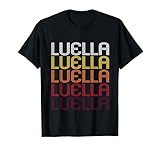 Luella Retro Wordmark Pattern - Vintage Style T-shirt