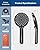 Shower Head with Handheld, High Pressure 5 Spray Mode Shower Head with Cleaning Mode to Clean Tub, Tile & Pets, 79 inch Stainless Steel Encryption Shower Hose, Wall Bracket & Plumber's Tape