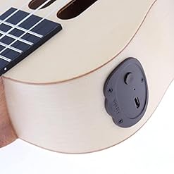 KEPOHK Guitare acoustique 4 cordes en bois d’épicéa de concert intelligent de 23 pouces avec l’enseignement de l… - Les Beatles, Paul McCartney, John Lennon, RIngo Starr, George Harrison KEPOHK Guitare acoustique 4 cordes en bois d'épicéa de concert intelligent de 23 pouces avec l'enseignement de l… – Image 5
