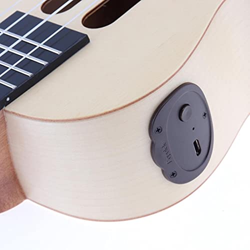 KEPOHK Guitare acoustique 4 cordes en bois d’épicéa de concert intelligent de 23 pouces avec l’enseignement de l… - Les Beatles, Paul McCartney, John Lennon, RIngo Starr, George Harrison KEPOHK Guitare acoustique 4 cordes en bois d'épicéa de concert intelligent de 23 pouces avec l'enseignement de l… – Image 6