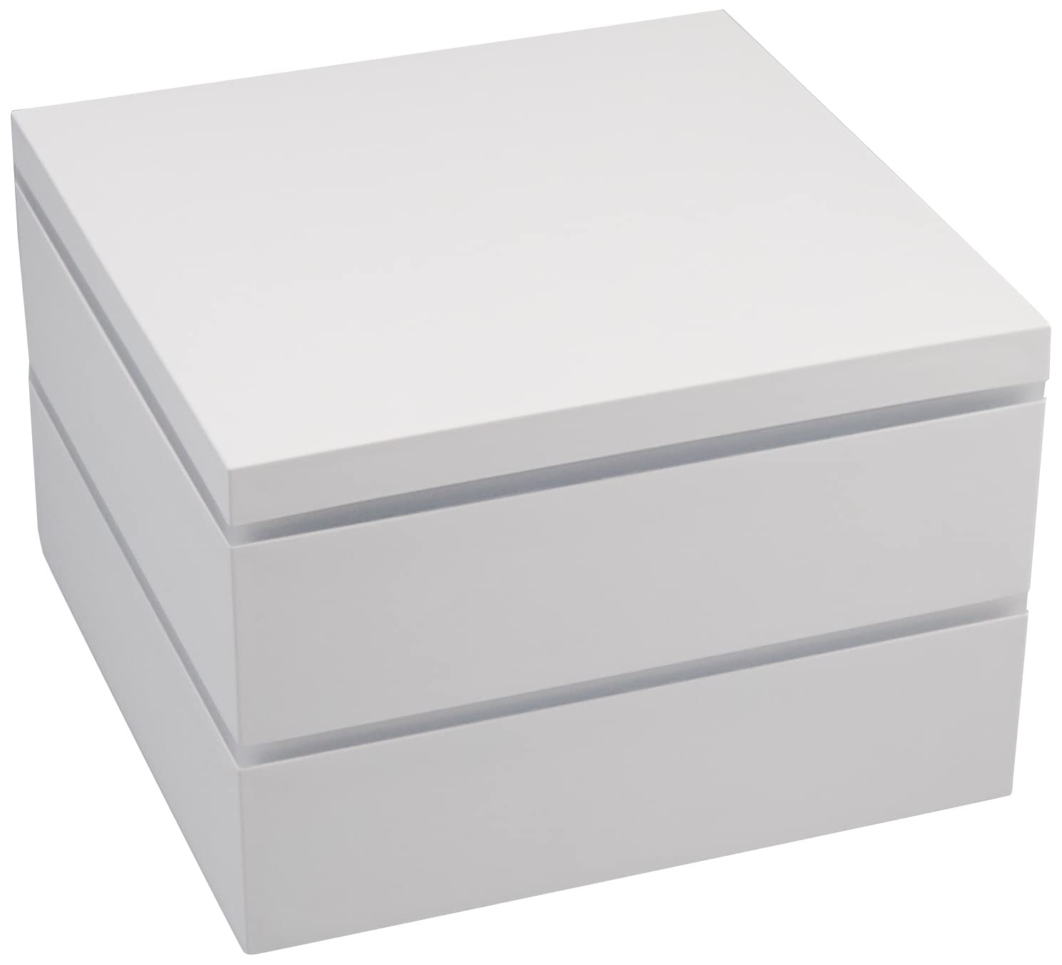 よこ 2BOX たつみや(Tatsumiya) 21.0 Square Double Tiers Heavy Box