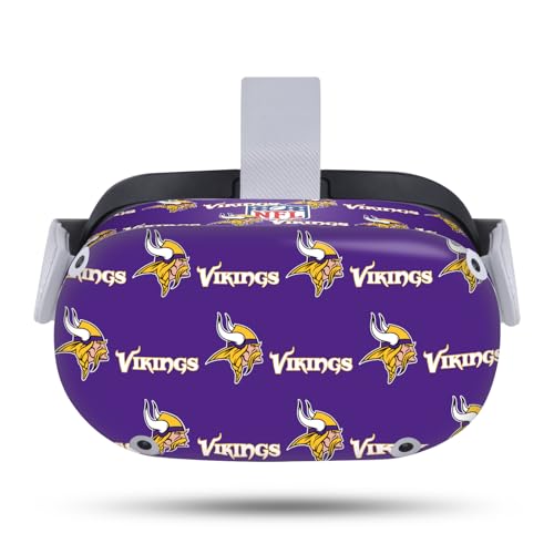 Autocollant NFL Minnesota Vikings pour Meta Quest 2 : un habillage en vinyle haut de gamme