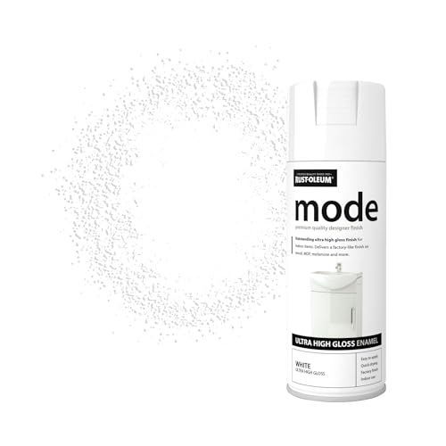 Rust-Oleum 400ml Mode Ultra High Gloss Spray Paint Aerosol - White