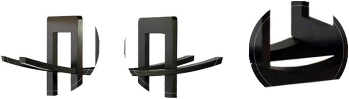 Wooden Wine Rack Stand Elegant Bamboo Red Wine Holder for Home Bar Kitchen and Restaurant Black