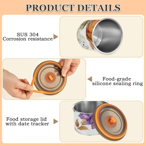 Contenedor hermético para café OTVEE 500ml acero inox miniatura 5