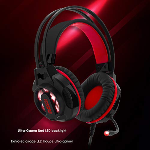 EMPIRE GAMING - Kabelgebundenes Gaming-Headset H400 – PC, PS4, XBOX - Kopfhörer mit flexiblem Mikrofon - Image 7