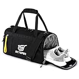 SKYSPER 30L Bolsa Deporte con Compartimentos de Zapatos y Humedad, Bolsa Viaje Mujer y Hombre, para Viaje, Entrenamiento - Gym Bag