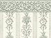 Dollhouse Miniature Wallpaper, Symphony Stripe, Seafoam, 3 pc #MG213D24