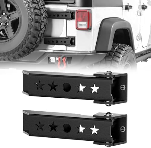 Heavy Duty Reinforced Tailgate Hinge Set Compatible With 2007-2018 Jeep