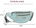 Fanny Packs Waist Bag for Women, Fashion Fanny Packs with Adjustable Strap for Travel Sports Running Blue