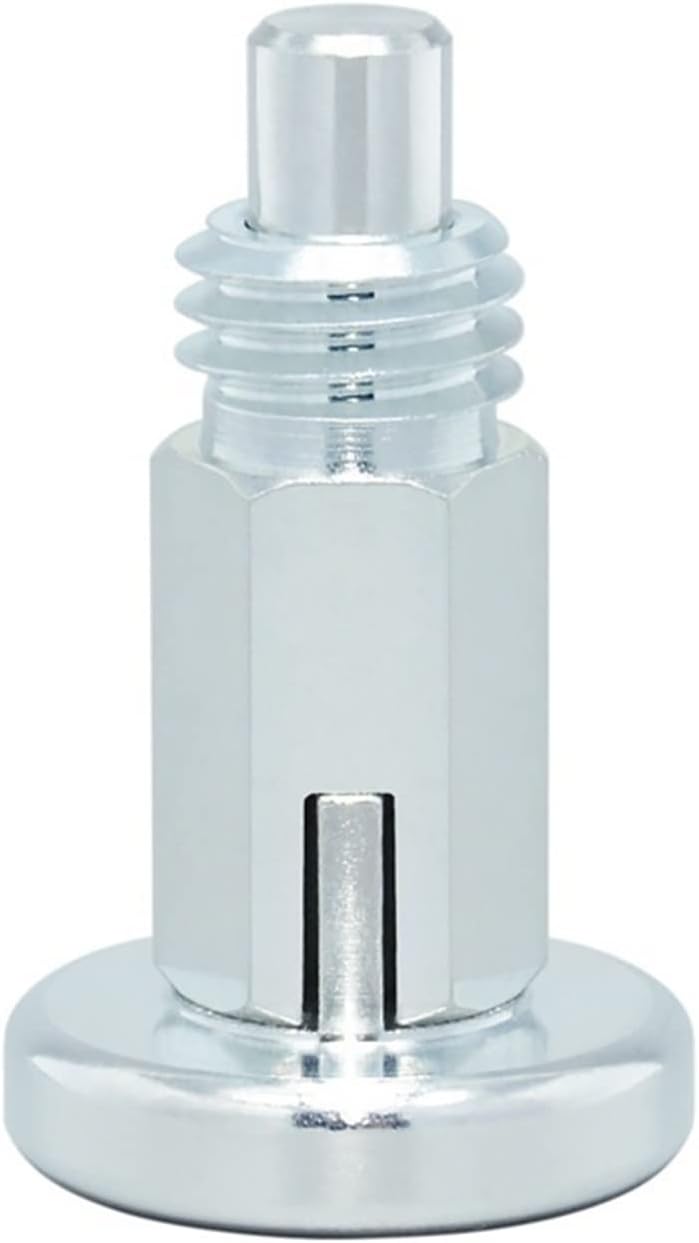 Index Plungers Spring Fine Thread M10x1 Coarse M12x1.75 Bolts Without Nut Pins Screw 1Pcs(M12)
