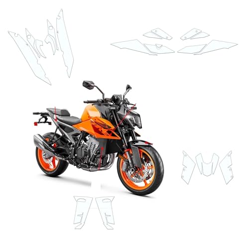 Film PPF pour moto KTM Duke 990 2024-2025 protection Clear-TPU élastique