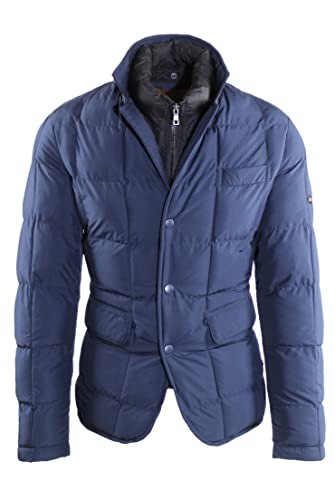 Ciabalù Giubbotto Uomo Invernale Blu Nero Giacca