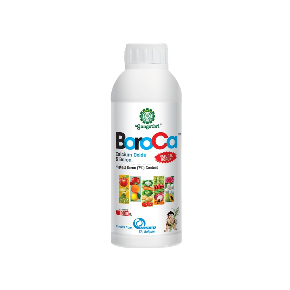 Gangothri BOROCA 500 ML | Micro nutrient Fertilizer | Boron (B) 7% Calcium Oxide (CaO) 12% | Gangothri Fertilizers | Liquid Fertilizer