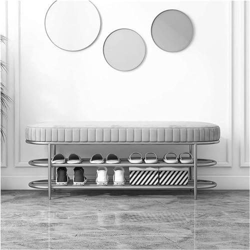 Meuble à chaussures d'entrée avec banc pour éviter de se baisser