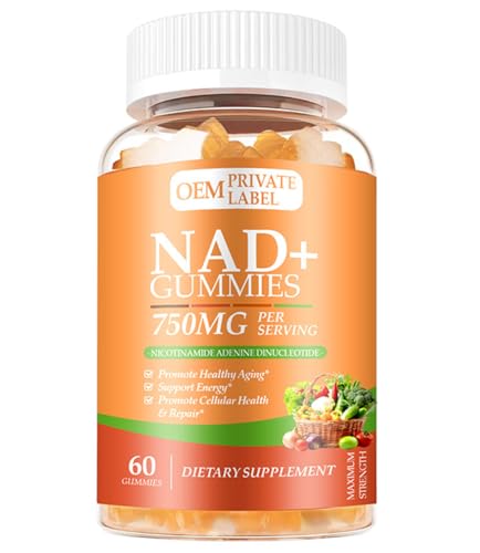 NMNH Supplement Research Liposomal NAD + Resveratrol 30-Day Supply – High Purity NAD + Supplement for Energy Focus & Anti-Aging 120 Capsules