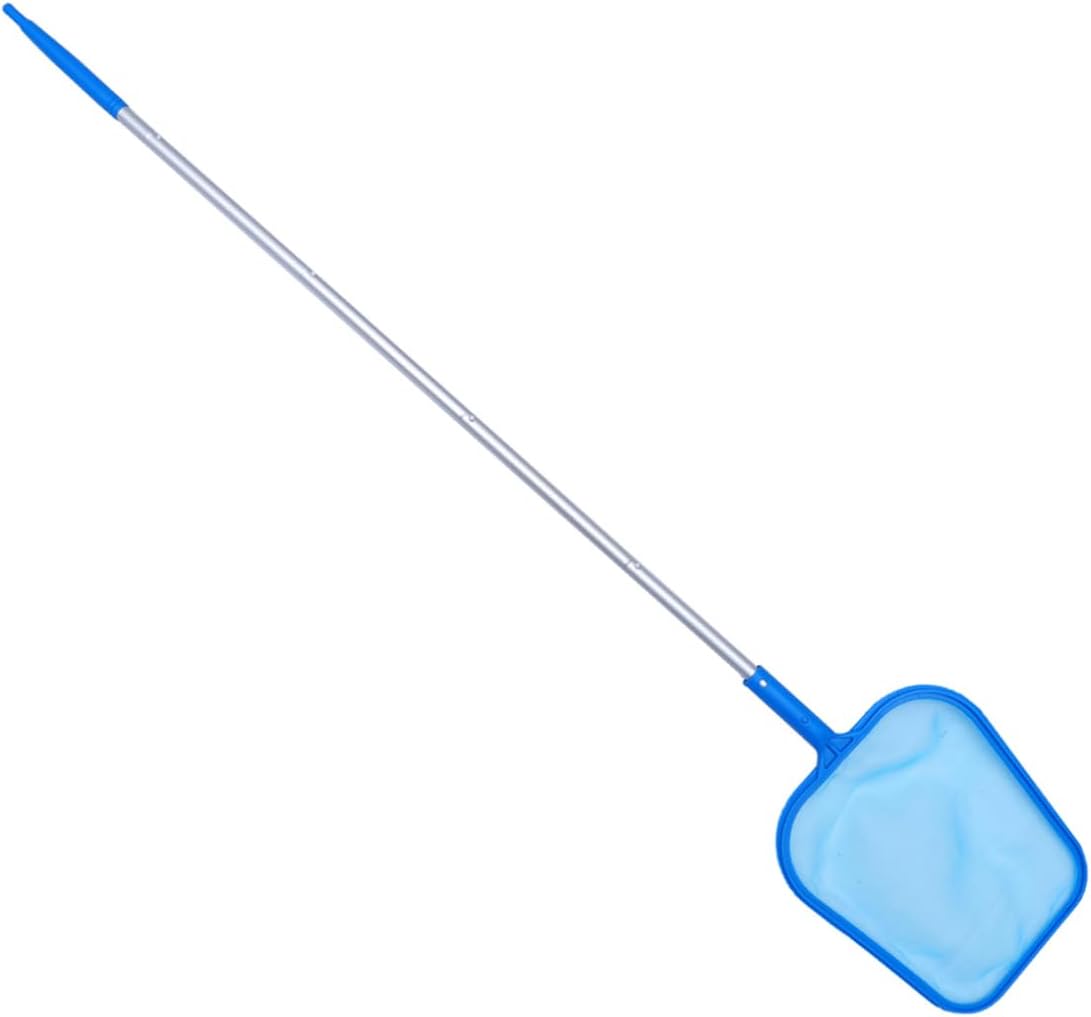 TOYANDONA Pool Leaf Rake Skimmer Net Cleaner Lightweight Mesh Frame for Efficient Cleaning of Swimming Pools Ponds Hot Tubs Fountains Durable Section Handle