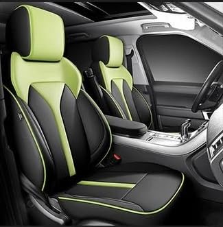 Housses de siège auto confort pour trajets en famille en VW Polo Jetta Touareg noir vert