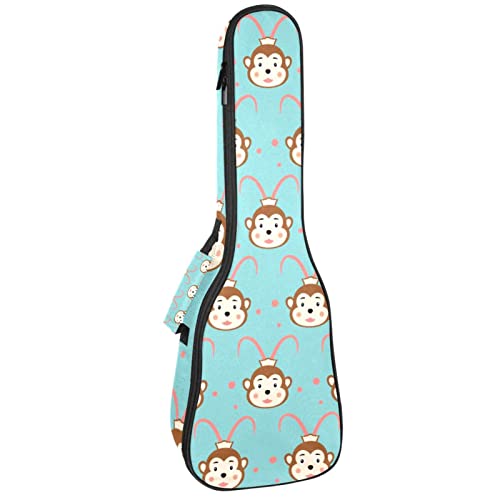 Sac transport ukulélé ténor étanche housse rembourrée soprano bleu