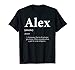 Alex Definition - Niedliches Geschenk für Alex T-Shirt
