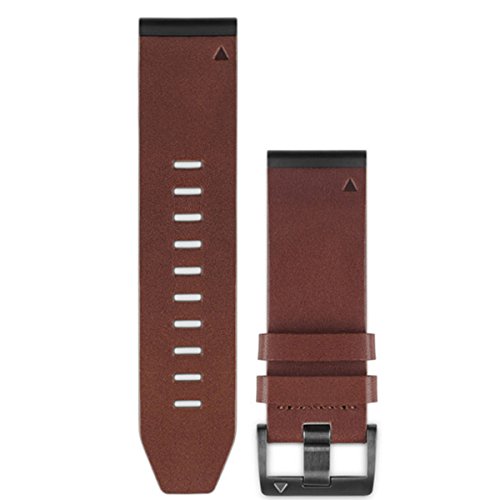 Garmin Quick fit 26 Watch Band - Brown Leather
