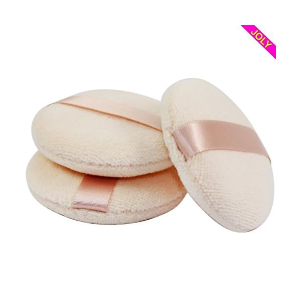 Joly Powder Puff for Makeup Face Powder (3 Pieces)