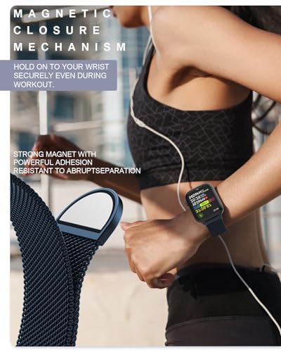 Image of Original Stainless Steel Milanese Loop Compatible with Apple Watch Band 38mm 40mm 41mm 42mm 44mm 45mm 46mm 49mm, Magnetic Clasp Band for iWatch Series 11 10 9 8 7 6 5 4, SE 3 2 1 Ultra3 2, Women & Men