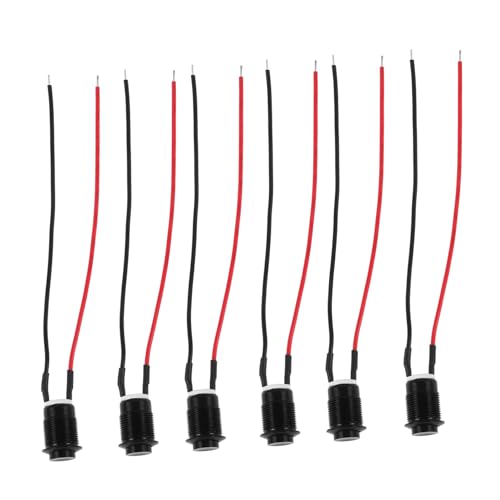 Interruptor botón metálico pequeño momentáneo precableado para automoción de 12v