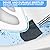 Toilet Brush, 2 PCS Toilet Brush and Holder with 304 Stainless Steel Handle, Space Saving Toilet Bowl Brush for Storage, Durable Bristles Toilet Scrubber for Bathroom Cleaning