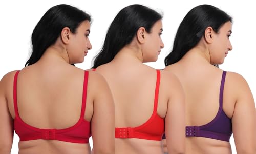 Image of Fabme Women's Seamless Plus Size Cross-Belt -White, Black Pack of 2, 3