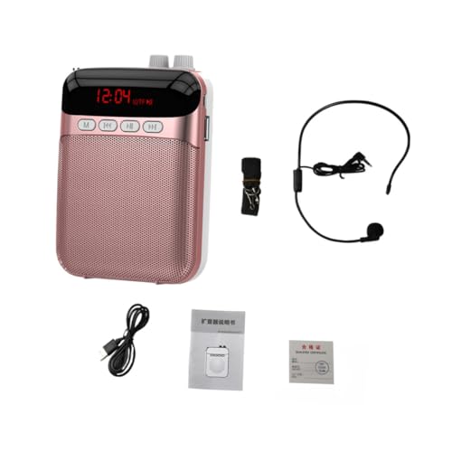 FUNOMOCYA 1Set Voice Amplifier with Rechargeable Portable for Teachers Tour Guides and Outdoor Activities Lightweight Design for Easy Use