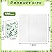 Geyee 100 Pcs Travel Tissue Packs Bulk 1000 Sheet Small Personal Facial Tissues 3 Ply Pocket Tissues Cute Individual Facial Tissue Packs for Wedding Party Favors(Eucalyptus Leave)