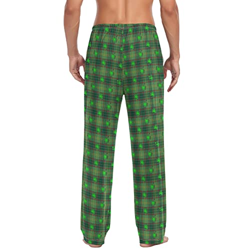Buffalo Plaid Check Blue Green Pajama Pants Mens Lounge Pants Casual Men Pajama Bottoms2