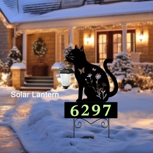 Piquets décoratifs d'extérieur pour chat éclairant vos allées nocturnes - 5