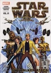 Cómic Star Wars Skywalker Ataca novela gráfica de ciencia ficción y aventuras espaciales