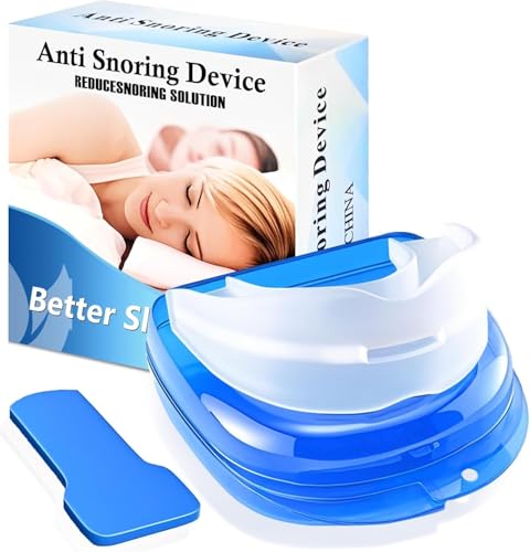 Anti Ronflement Orthese Doux anti-Ronflement Efficace Puissant Gouttiere anti Ronflement Dispositifs Réducteur de Ronflement Adapté à Toutes Les Formes de Bouche-Universel