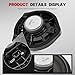 Taesayl Front Door Speaker Assembly for Civic 2006-2011, Accord 2008-2013 Driver & Passenger Side Replaces VEC00208 VEC00209 39120TA0A01 Audio Speaker Kit