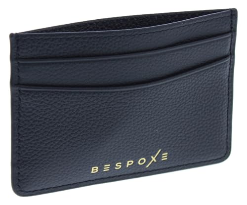 Slim Card Holder Wallet for Men - Minimalist RFID Blocking Leather Credit Card Holder Wallet - Holds Credit Cards, Cash, ID's, Business Cards - Black2