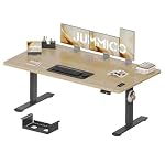 JUMMICO – JUMMICO Höhenverstellbarer Schreibtisch 200×80 cm mit Kabelw
