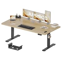 JUMMICO – JUMMICO Höhenverstellbarer Schreibtisch 200×80 cm mit Kabelw
