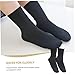 NIYANGLE 5 Pairs of Non-Binding Diabetic Care Socks for Women Comfortable Cotton Maternity Compression Socks for Elderly Foot Protection