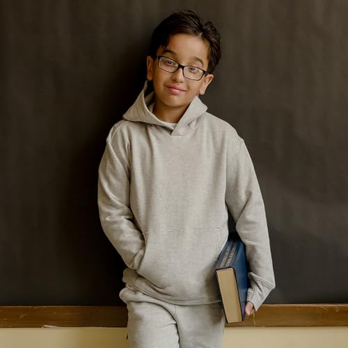 Mightly Fleece Pullover Hoodie | Boys & Girls’ Organic Cotton Sweatshirts w/Pockets, Fair Trade Certified for Toddler&Kids2