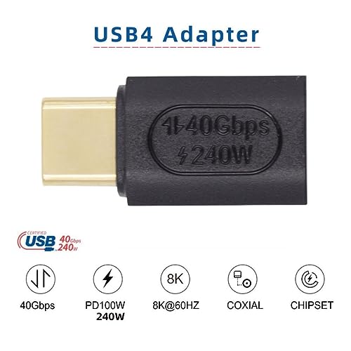 Image of chenyang USB C Connector USB4 Type C 240W Power 40Gbps Data 8K Video Extension Connector Adapter for NS Phone Laptop