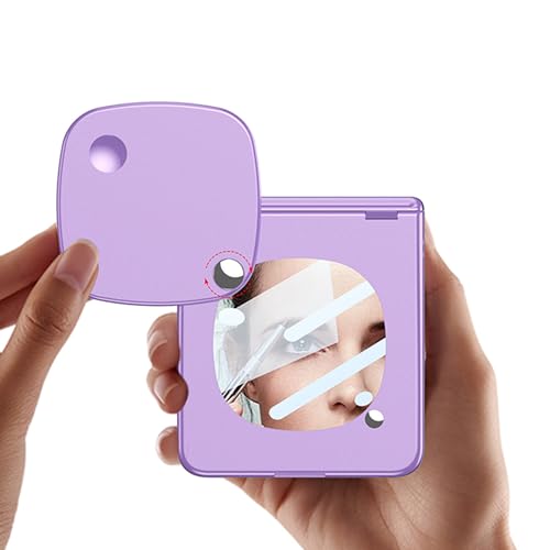 Image of BOUNCEBACK Back Case Cover for Samsung Galaxy Z Flip 7 5G | Magnetic Hinge Protector | Hidden Mirror | Ultra Thin Cover Case for Z Flip7 - (Polycarbonate | Black)
