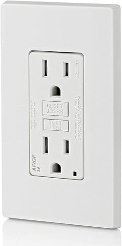 Vista 21 de Receptáculo Leviton con autopruebas, resistente a la manipulación, con indicador LED, GIDDS-2493454, 125.00 volts Blanco