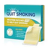 Nicotine Patches 14 mg, Quit Smoking Step 2, Transdermal System Nicotine Patch, Easy & Effective Stop Smoking Aids that Work 24hr, 30 Count (4 Weeks Supply)