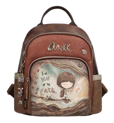 Anekke Mochila Antirrobo Core - Diseño Funcional - Medidas: 28/29/14 Cm - Accesorios Y Complementos Mujer