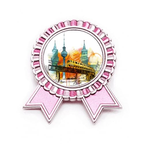 Broche Tokyo Japon Train Métal Rose M Idée Cadeau Winner Award