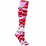 Red Lion Tie Dyed Mustache Athletic Socks