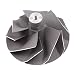 Compressor Wicked Wheel for Ford Powerstroke 7.3L Turbo TP38 GTP38 Anti-Surge Compressor Wheel with 5 High & 5 Low Blade Count